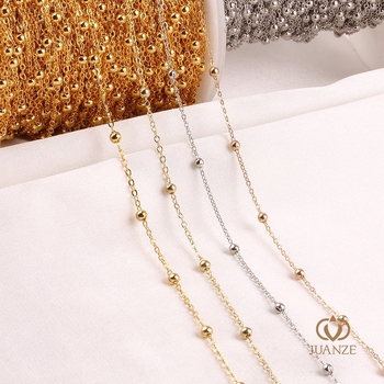 Bakreni lanac s klips maticama, elektroplatirano, Autonomy marka, ručna izrada, produženi lanac