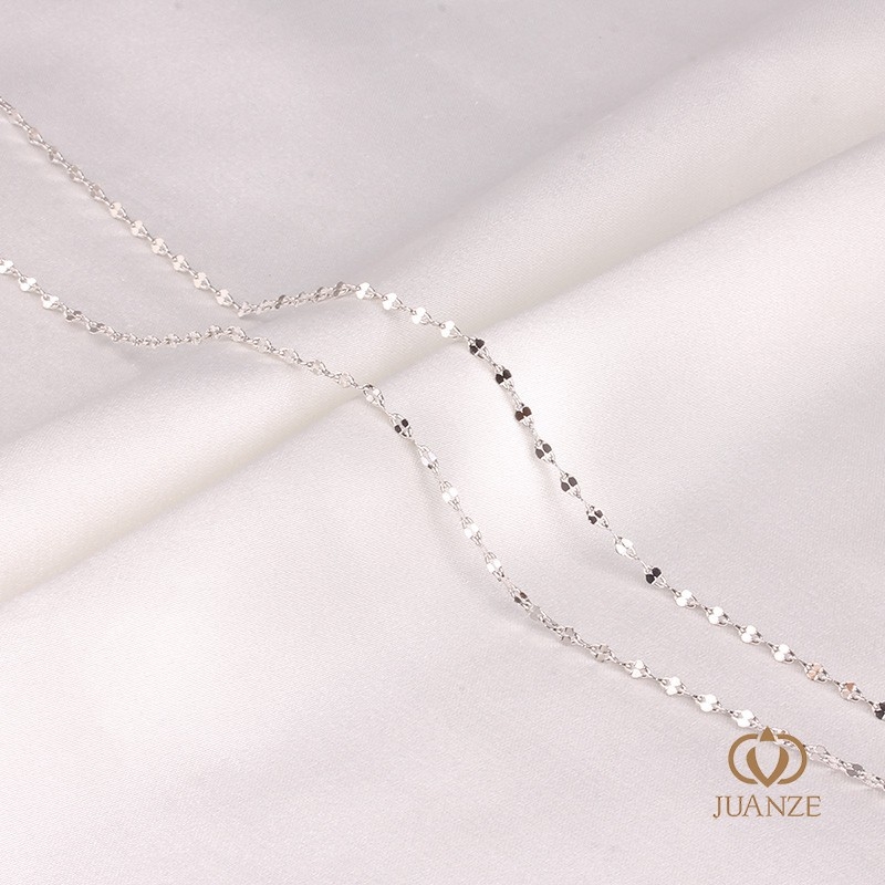 Bakreni lanac s klips maticama, elektroplatirano, Autonomy marka, ručna izrada, produženi lanac