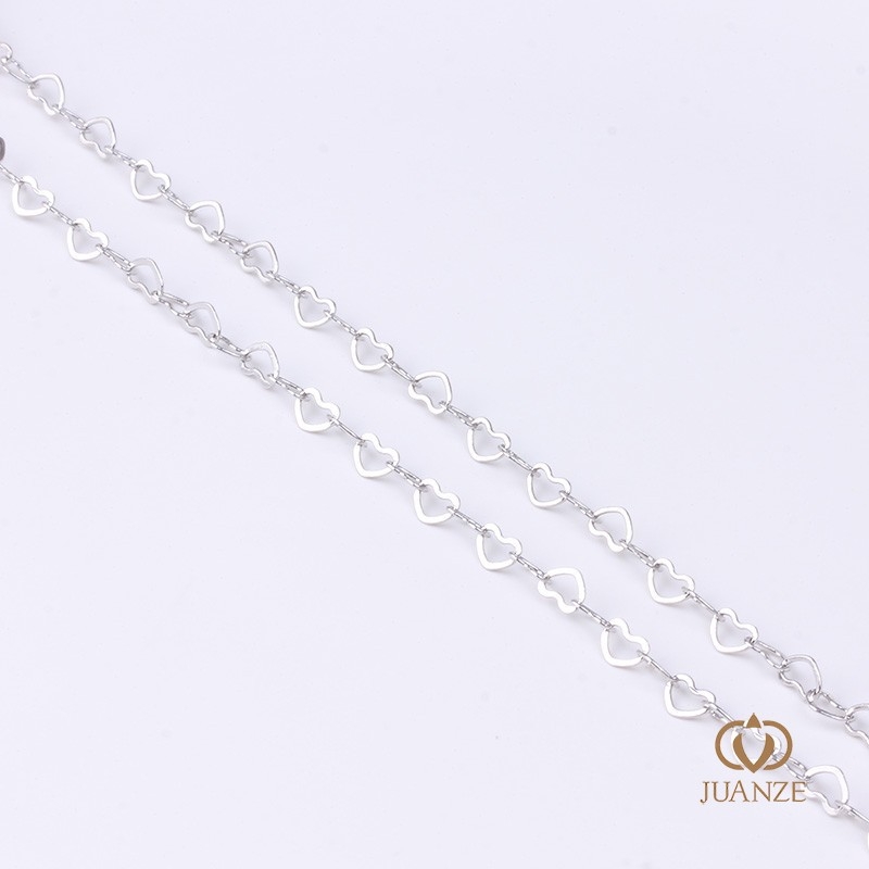 Bakreni lanac s klips maticama, elektroplatirano, Autonomy marka, ručna izrada, produženi lanac