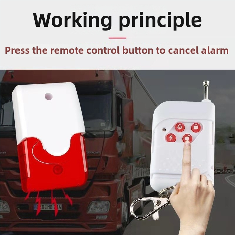 Dimni alarm za kamione RA-103WX, 5V, 360° detekcija, bežični, domet 50 m