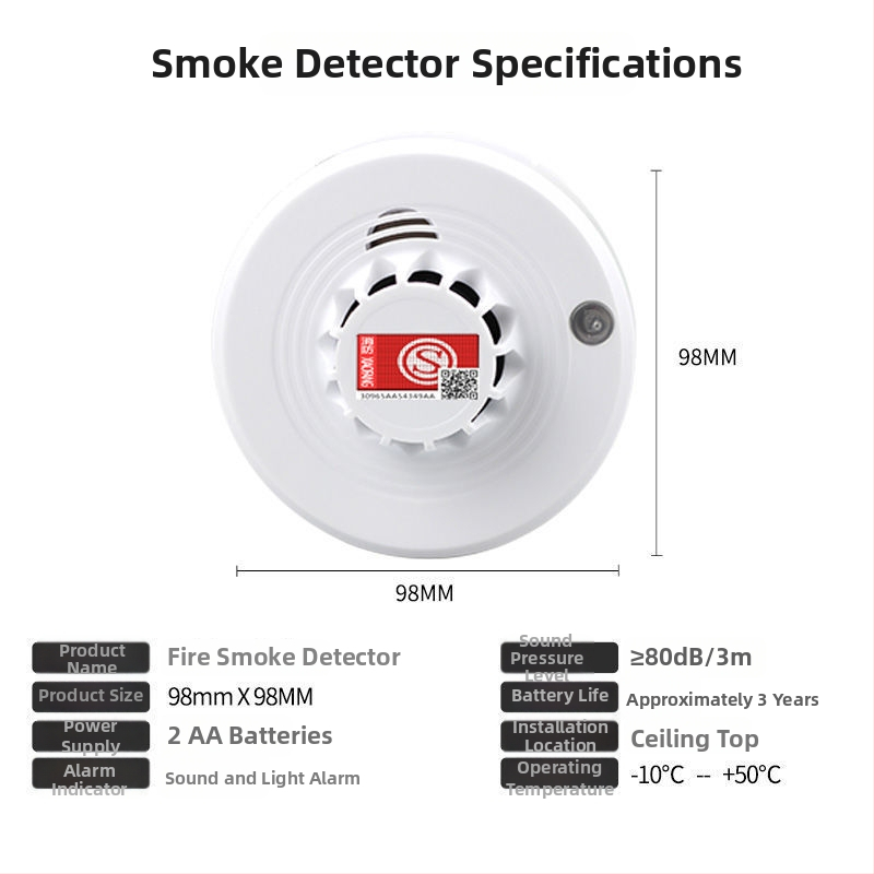 Dimni alarm za kamione RA-103WX, 5V, 360° detekcija, bežični, domet 50 m