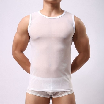 Muška mrežasta bezrukavna vest od najlona, korejski stil, 2016