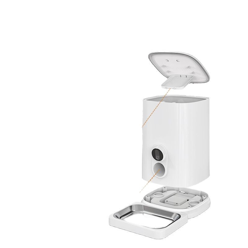 Automatski hranilnik za kućne ljubimce (psi i mačke), upravljanje putem aplikacije, odvojivi spremnik za hranu, težina 2 kg, glasovno i video nadzor, model MV24005