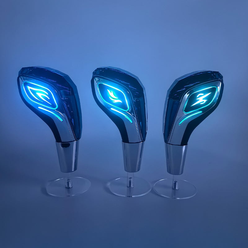 Peng jing AC-959 Világító kristály váltókar-gomb, univerzális illeszkedés