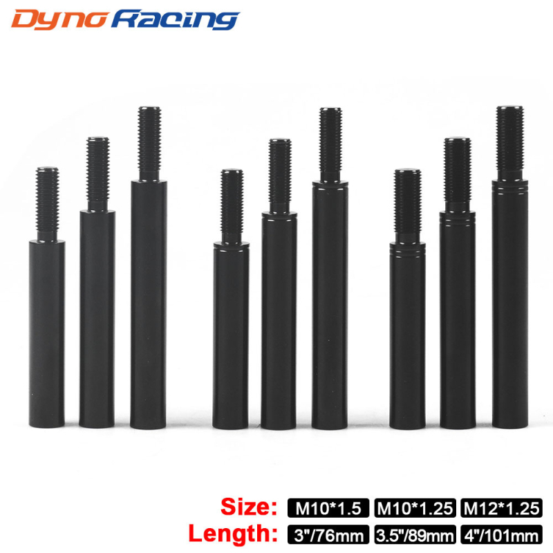 Dyno Racing BX102348 Proširenje ručice mjenjača, aluminijska legura, kompatibilno s Honda, Mitsubishi, Mazda i Nissan, navoj M10X1.5