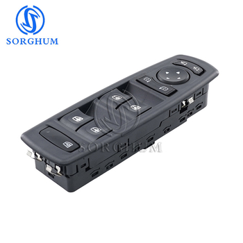 Ηλεκτρικός διακόπτης ανύψωσης παραθύρων για Renault Megane Cab - ABS πλαστικό, 12V, μάρκα SORGHUM, μοντέλα 254000015R, 25400-0015R, 254000006R, 809610006R, βάρος 0.125 kg