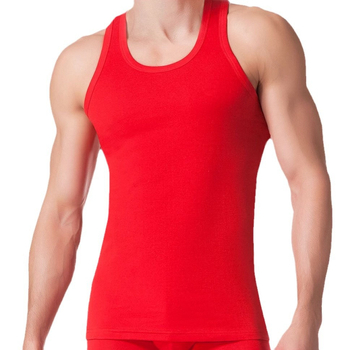 Ανδρική Ι-μορφή γιλέκο, στρογγυλός λαιμός, μίγμα Lycra και βαμβάκι, 95–100% βαμβάκι, μεσαίο βάρος 141–160 g/m², μινιμαλιστικό ύφος, κατάλληλο για όλες τις εποχές