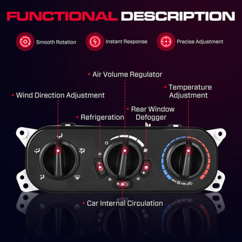 Modul grijanog upravljanja za Jeep Wrangler – Panel kontrole klimatizacije, Model 55111840AE, Marka XCLPF