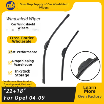 Stierač predného skla pre Opel Astra H, 180° rozsah, prírodná guma + vysokovýkonná oceľ/ABS, model YS-1002, Bangrui