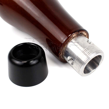 Cap de schimb universal din lemn de piersic și aliaj de aluminiu, model Peach wood gear head, marca JXR