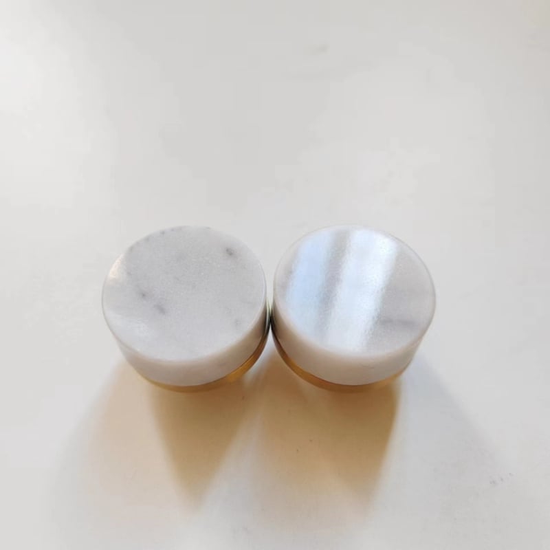 Hanxiang mâner rotund din marmură pentru dulapuri, uși și sertare – stil lux lejer