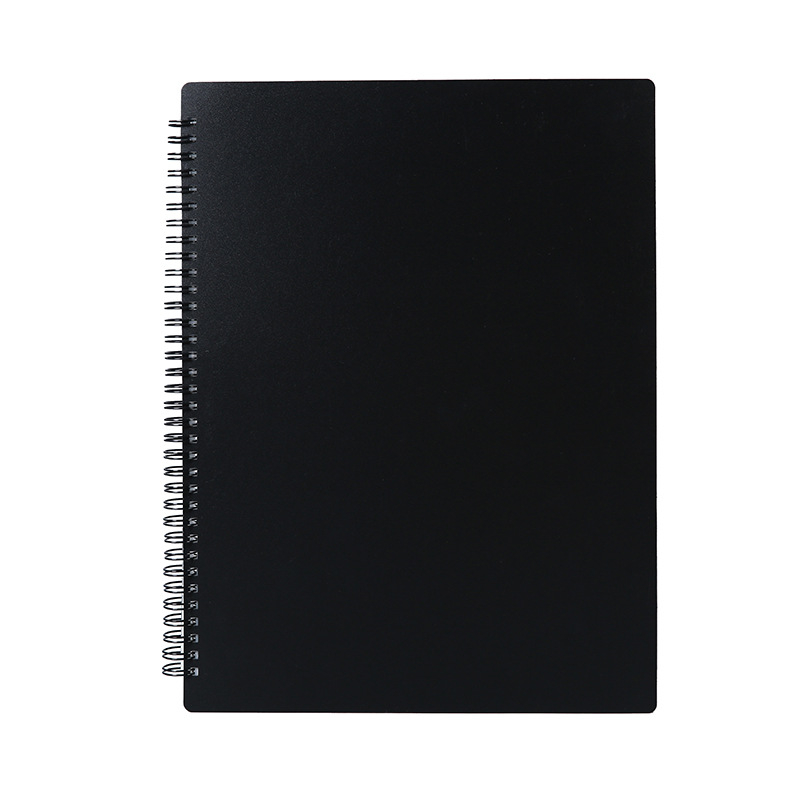PP folder za note, više-straninski, prozirna kopča, tiskanje logotipa i prilagodba
