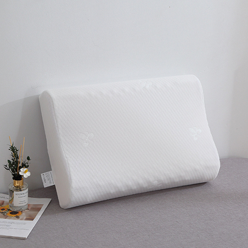 Правоъгълна плетена латексова възглавница с над 90% естествен латекс за поддържане на шийните прешлени и подобрен сън