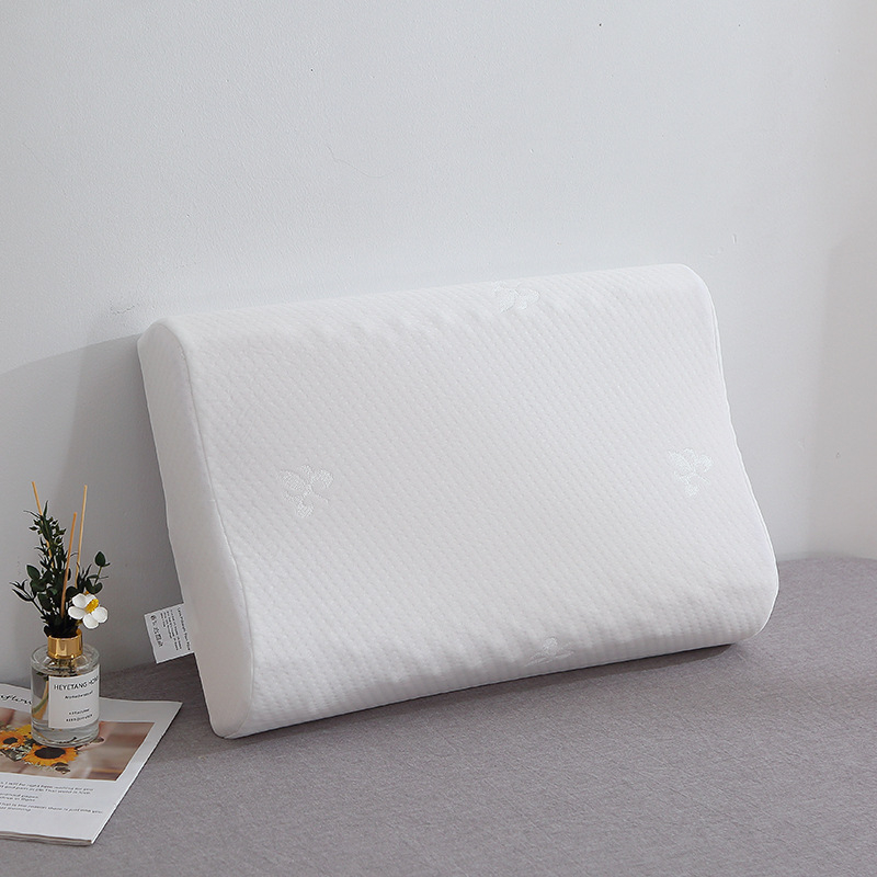 Правоъгълна плетена латексова възглавница с над 90% естествен латекс за поддържане на шийните прешлени и подобрен сън