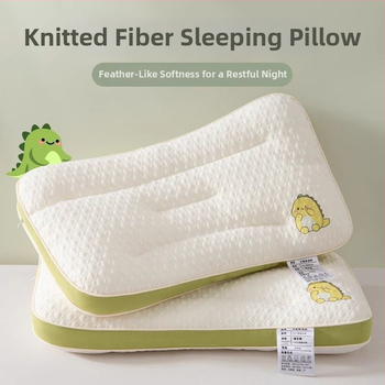 Μαξιλάρι ύπνου για παιδιά με στήριξη αυχένα, ορθογώνιο, γέμισμα πολυεστερική ίνα, κάλυμμα συνθετικού υφάσματος