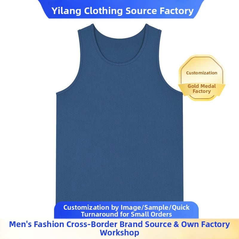 Мъжки спортен потник за препятствия — нейлонова смес (92% нейлон), дишаща мрежеста материя, абсорбира потта, бързосъхнещ