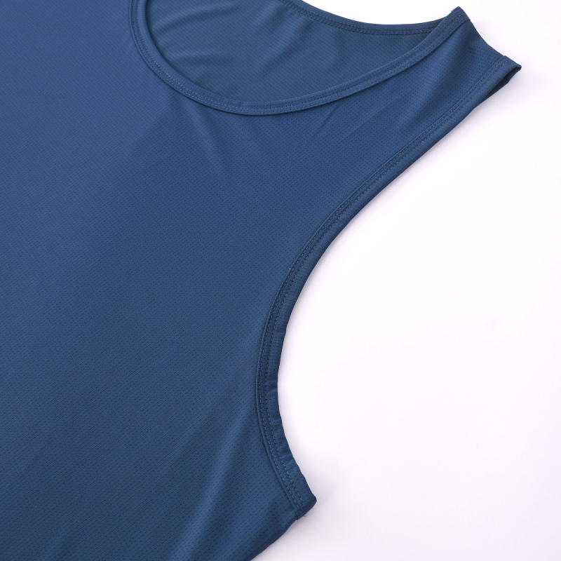 Мъжки спортен потник за препятствия — нейлонова смес (92% нейлон), дишаща мрежеста материя, абсорбира потта, бързосъхнещ