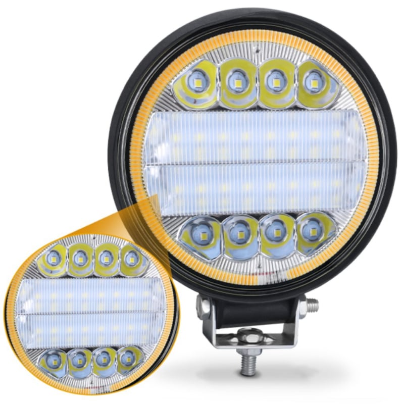 72W LED radna svjetiljka, kružna s otvorom, za krovno montažu terenskih vozila, dodatno svjetlo