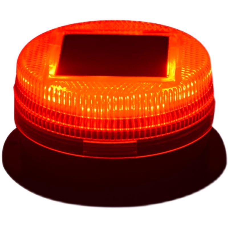 Соларно захранвана светлина за покрива на автомобил с предупредителен сигнал и магнитно монтиране