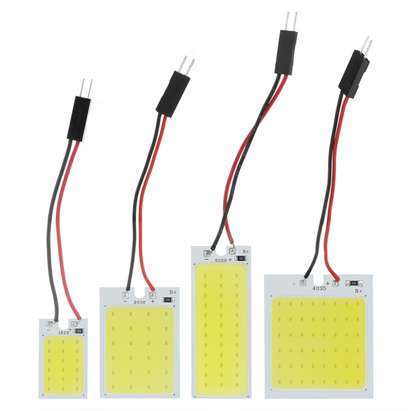 Unutarnja LED COB plafonska svjetiljka za automobil, 12V, 3W, 36 lm, dvostruka vrh T10