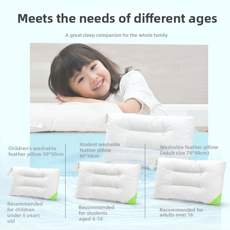 Detská vankúš, obdĺžnikový tvar, výška 1–5 cm, hmotnosť 0.55–1.0 kg, výplň polyesterové vlákno (100%), látka 100% bavlna