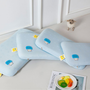 Βρεφικό μαξιλάρι σιλικόνης για διαμόρφωση, ορθογώνιο σχήμα, γέμισμα σιλικόνης, βαμβακερή κάλυψη, αναπνεόμενο