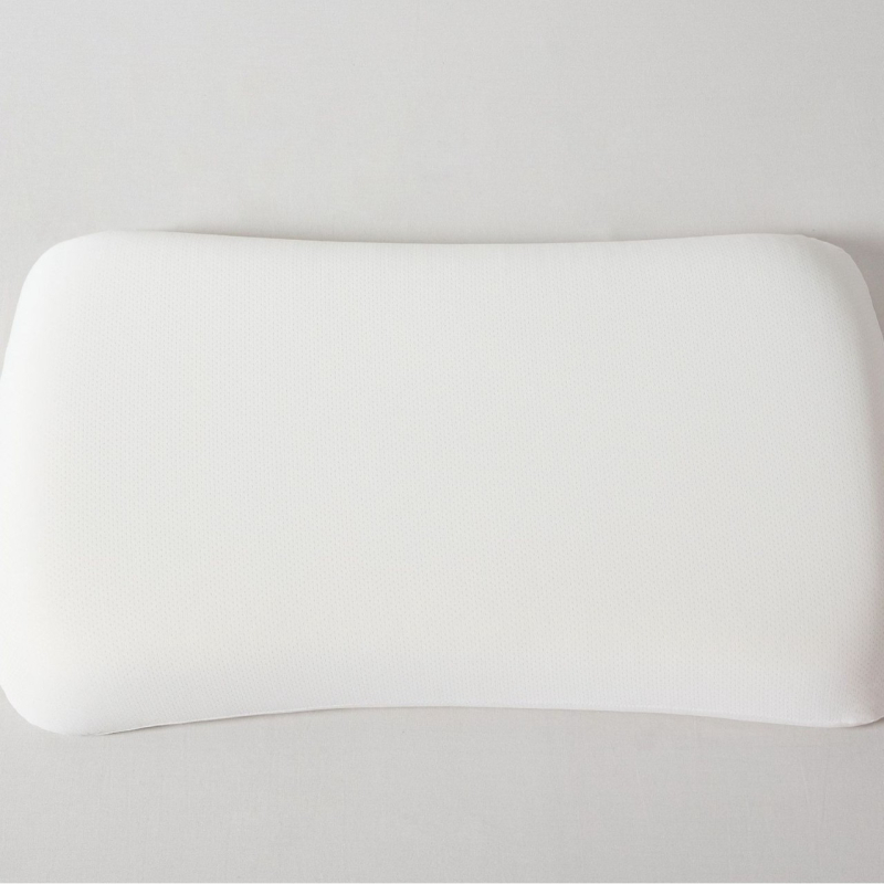 Βρεφικό μαξιλάρι σιλικόνης για διαμόρφωση, ορθογώνιο σχήμα, γέμισμα σιλικόνης, βαμβακερή κάλυψη, αναπνεόμενο