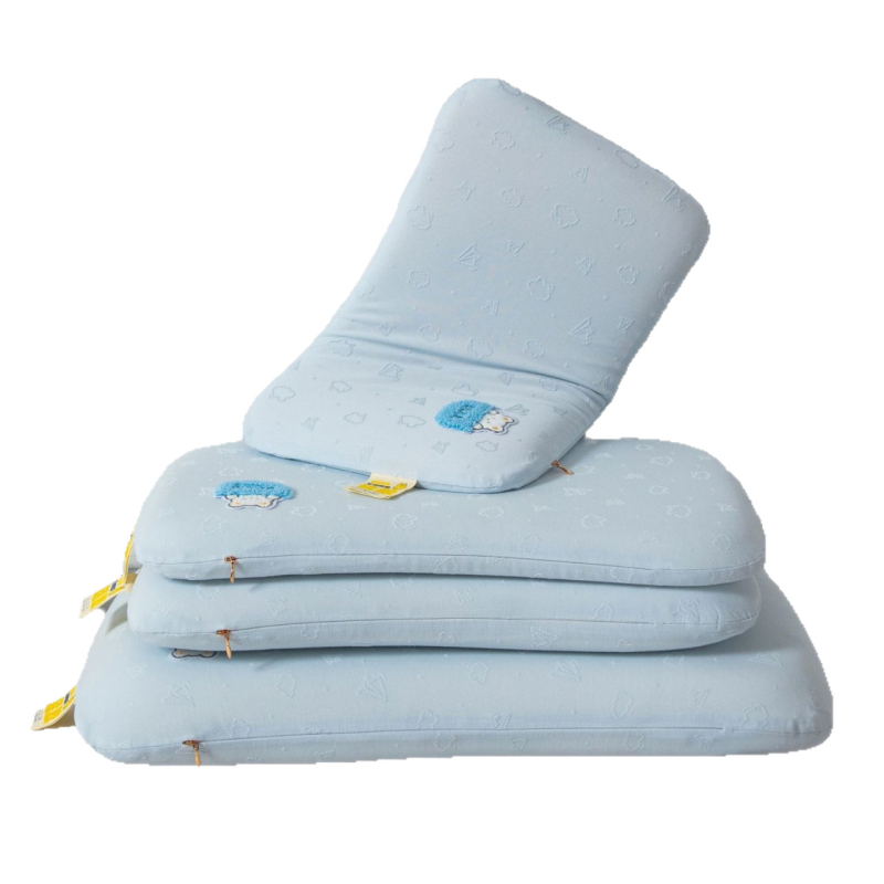 Βρεφικό μαξιλάρι σιλικόνης για διαμόρφωση, ορθογώνιο σχήμα, γέμισμα σιλικόνης, βαμβακερή κάλυψη, αναπνεόμενο