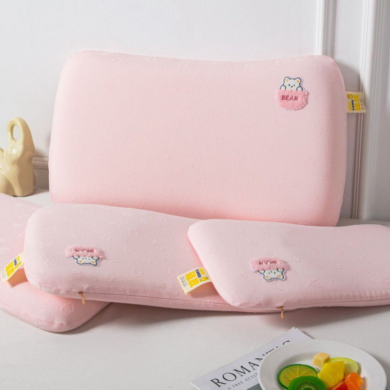 Βρεφικό μαξιλάρι σιλικόνης για διαμόρφωση, ορθογώνιο σχήμα, γέμισμα σιλικόνης, βαμβακερή κάλυψη, αναπνεόμενο