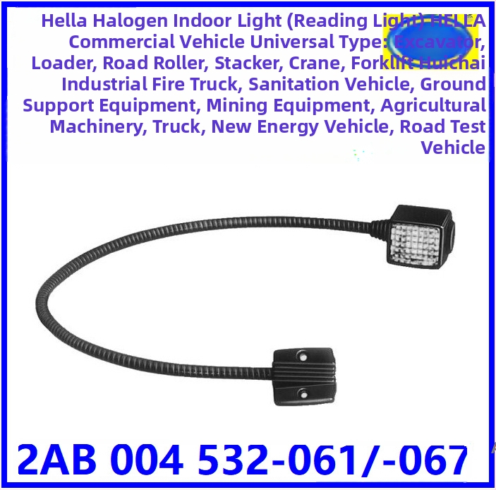 Lampă de plafon auto pentru interior, lampă de citit, telescopică, halogen 6W, cod 2AB 004 532-061