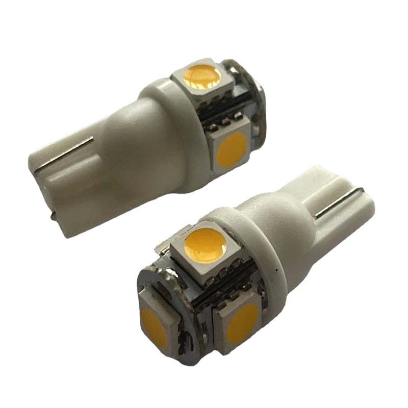 LED svjetlo za unutrašnjost automobila, model T10-5SMD, 5050 LED, 120-130 lm, DC 3-24V