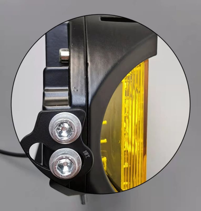 LED работна светлина с три страни, 90W, 8000 lm, 6000K, 12-80V, корпус от алуминиева сплав