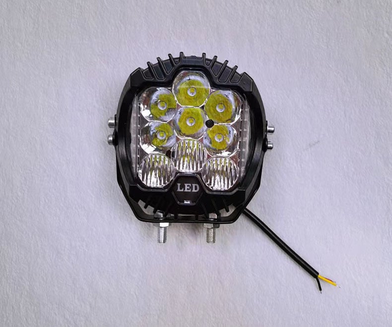 LED работна светлина с три страни, 90W, 8000 lm, 6000K, 12-80V, корпус от алуминиева сплав
