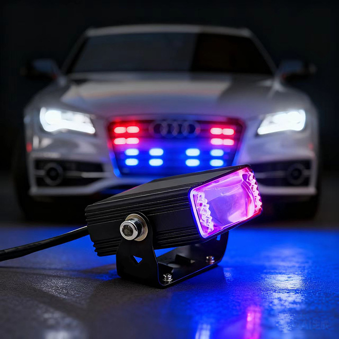 LED svjetlo na krov automobila i motocikala, model V93, 12V, LED izvor svjetla, galvanizirano kućište