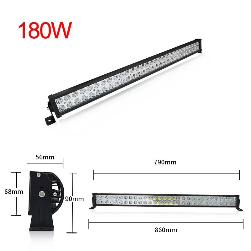 Lumină LED pentru acoperiș - Hummer Strip Light, 180W, 50.000 h, 5.000 lm, 6000K, DC 10-30V