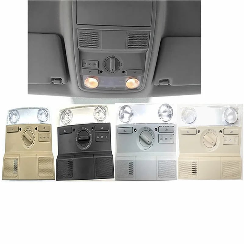 Zhongxuan lampă de plafon pentru mașină, lampă interioră halogenă tip kupol pentru Golf 6, model 1KD947105A, 5-8 W