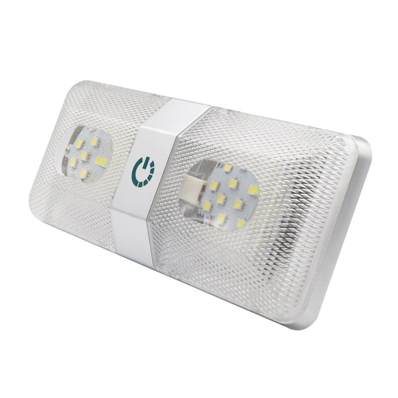 LED unutarnja stropna svjetiljka za čitanje s dodirnim neprekidnim podešavanjem, 6W, DC11-18V, 6000-6500K, model D4376D, za RV-ove, brodove i jahte