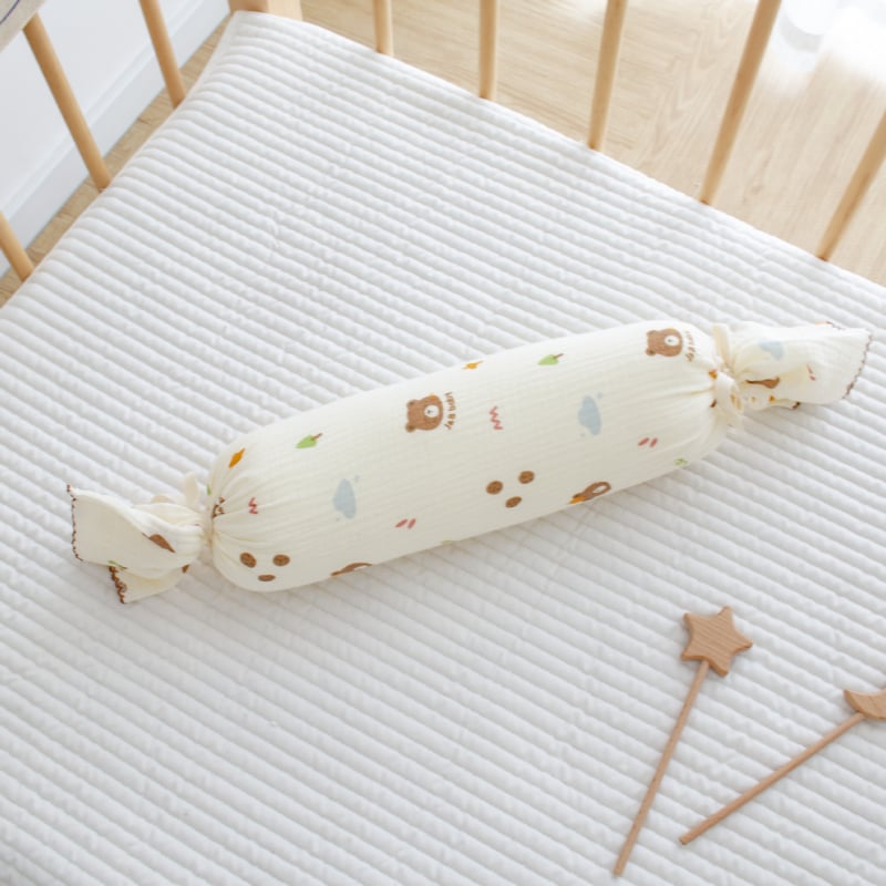 Dječji cilindrični jastuk u obliku bombona za udoban bočni san, crtani stil (materijal: gaža; dob: 1–3 godine; sezona: proljeće 2024)