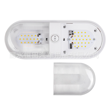 RV karavan LED krovna svjetiljka DRVDL, 12-24V, 6-7W, 48 LED, 580 lm