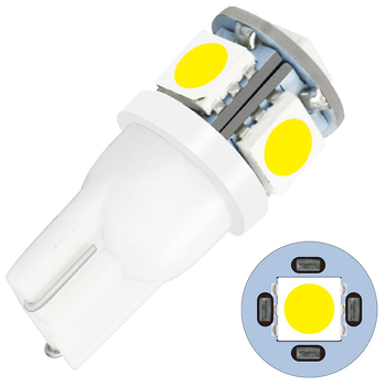 Lumină LED pentru plăcuța de înmatriculare, T10 5050, 12V, 0,9W, 57 lm, 50.000 h