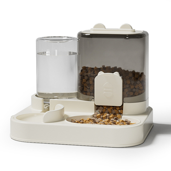 Automatska hranilica za mačke s dozatorom vode — sve-u-jednom, PP materijal, za mačke, 1 kom.