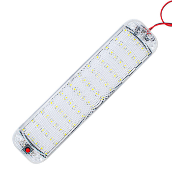 RV unutarnji LED panel rasvjete, tanak i jako svijetao za čitanje i kabinski krov, 12W, 12-80V, 800 lm, 6500K, 100000 h