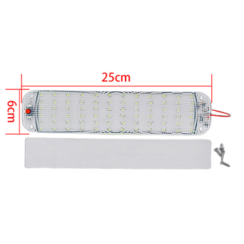 RV unutarnji LED panel rasvjete, tanak i jako svijetao za čitanje i kabinski krov, 12W, 12-80V, 800 lm, 6500K, 100000 h