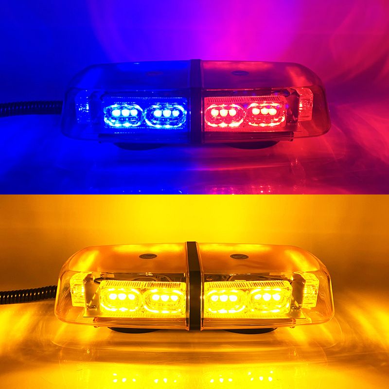 LED krovno upozoravajuće svjetlo za vozila, 36W, snažan magnetski nosač, univerzalna kompatibilnost