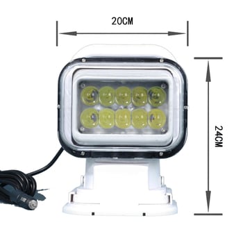 LED krovna svjetiljka za vozila s bežičnim daljinskim upravljanjem, 360° rotacija, 50W, 4000LM, model OH849