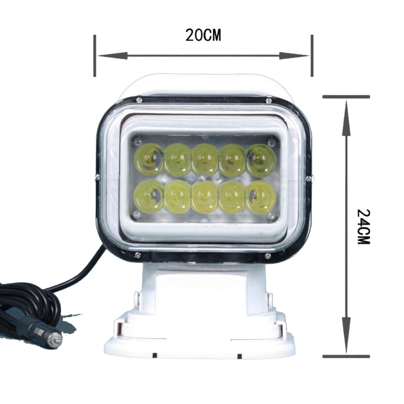 LED krovna svjetiljka za vozila s bežičnim daljinskim upravljanjem, 360° rotacija, 50W, 4000LM, model OH849