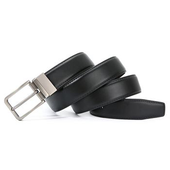 Muški dvostruki kožni pojas s rotirajućom adatom kopčom; Materijal: split leather; Kopča: legura; Zakopčavanje: pin buckle; Stil: poslovan, svestran, elegantan, jednostavan; Sezona: Spring 2025