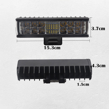 LED radna svjetiljka za automobile, 60W, 12-24V, 6000LM, 6000–6500K, trajanje 50000h