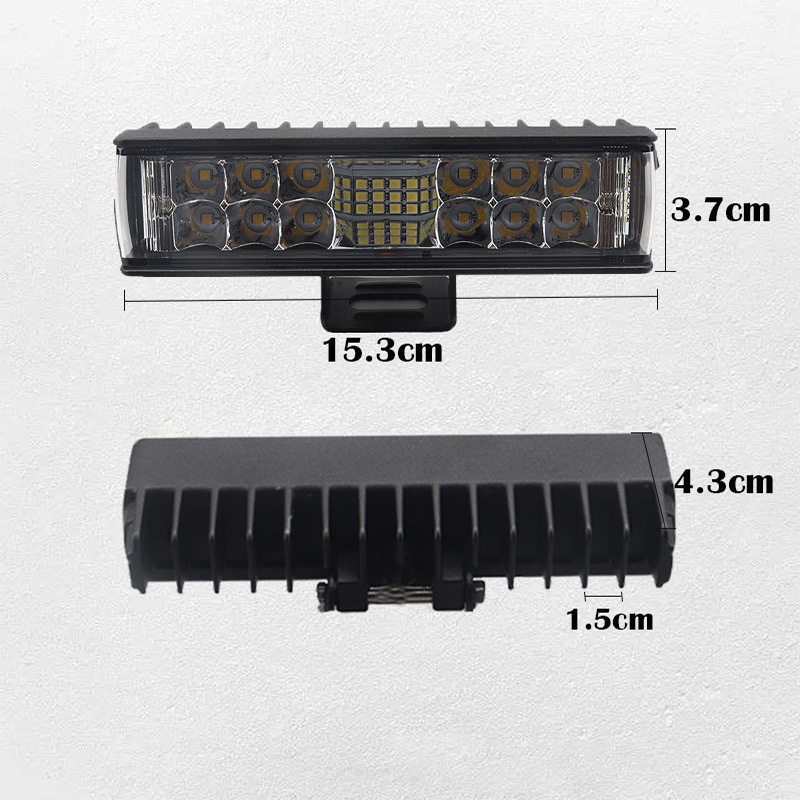 LED radna svjetiljka za automobile, 60W, 12-24V, 6000LM, 6000–6500K, trajanje 50000h