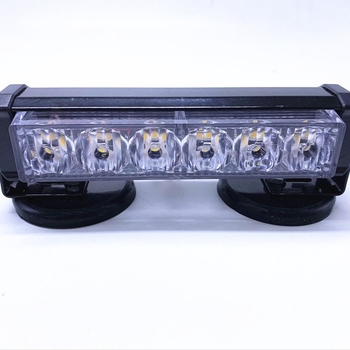 LED automobilno upozoravajuće svjetlo s magnetskim nosačem, punjivo, 12–24V, 6W, 1200 lm, aluminijsko tijelo